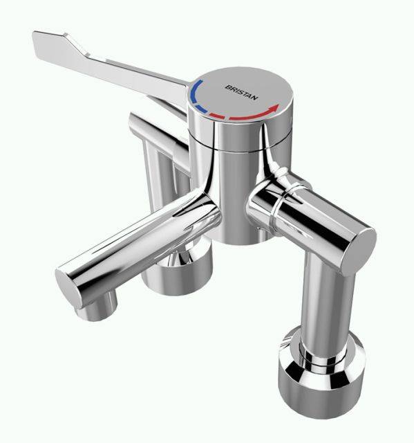 H64DMT2 - Deck Mount Thermostatic Hospital Basin Mixer Tap