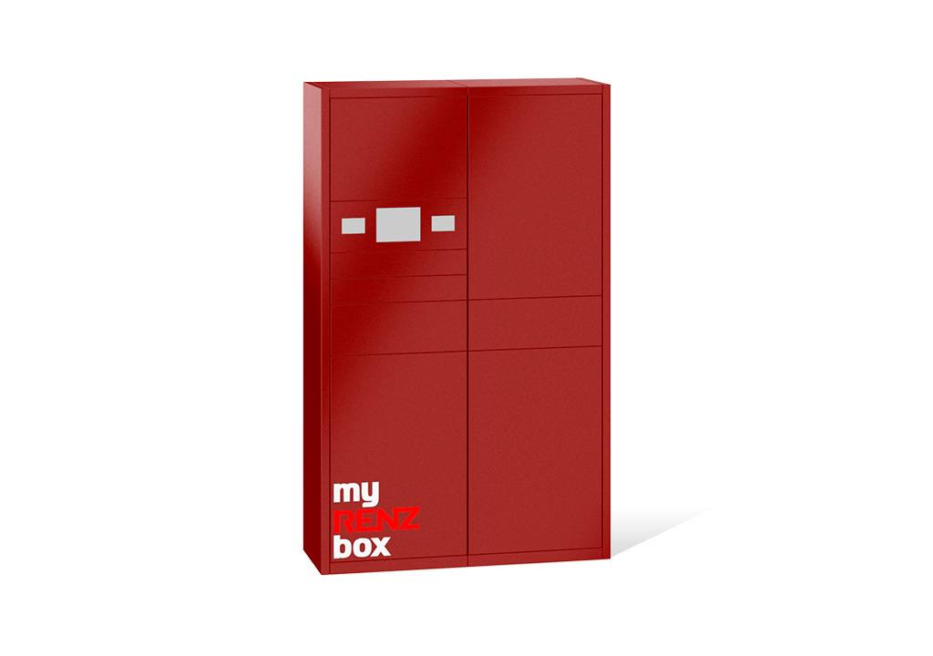myRENZbox 2 Hour Fire Rated Modula Extension Module - Intelligent Smart Parcel Boxes - Fire Rated Intelligent Parcel Boxes