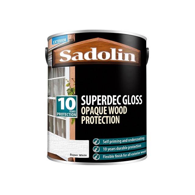 Crown Trade Sadolin Superdec Satin Opaque Protection