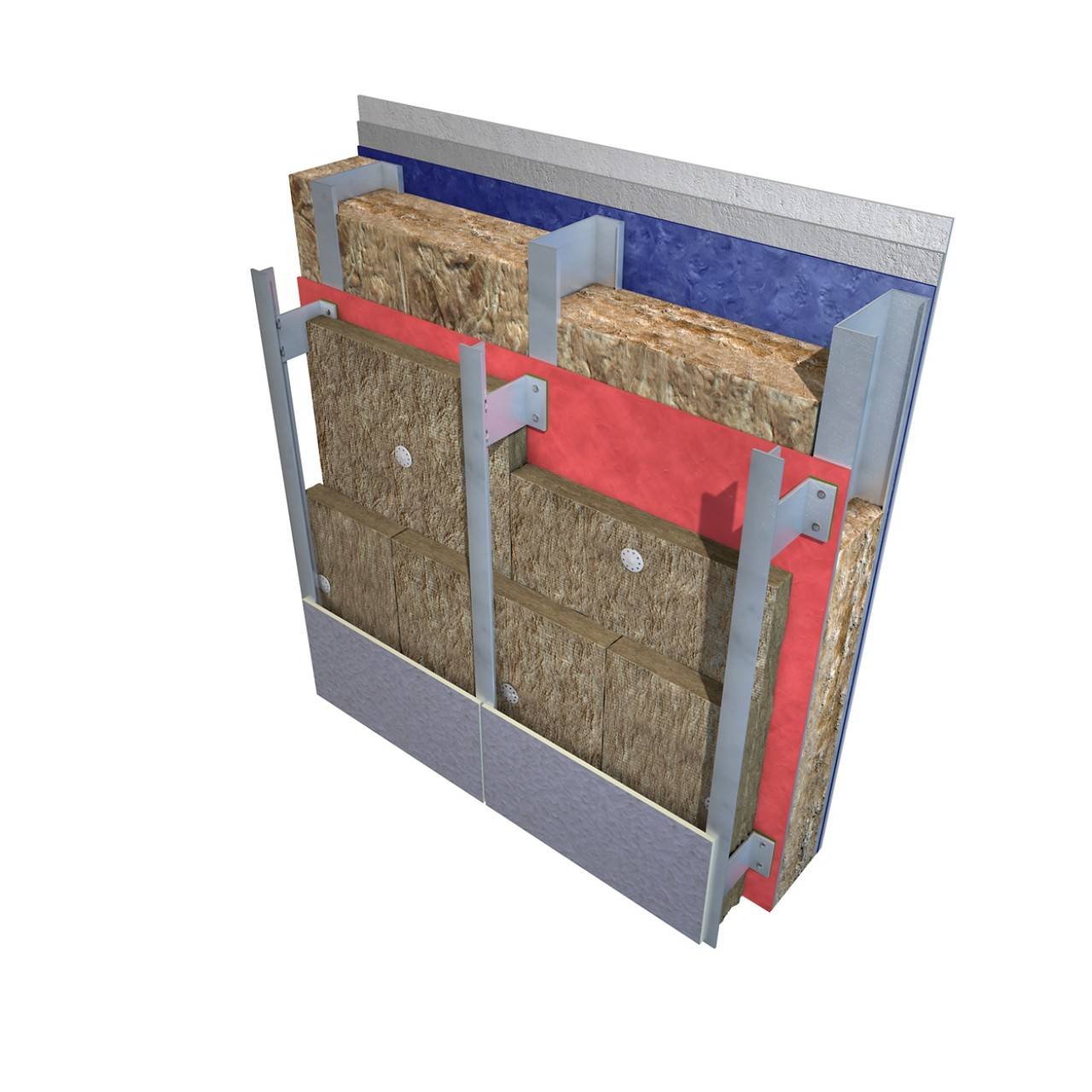 Knauf Insulation - Rocksilk® RainScreen Slab - Rainscreen Cavity Insulation