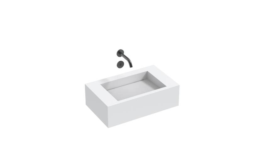 The Monolith S Series - 300mm depth - Wall-mounted Minimalist Washbasins