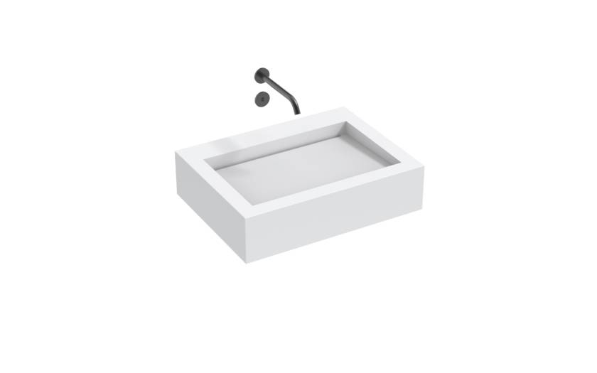 Monolith M Series - 450mm depth - Wall-mounted Monolithic Washbasins