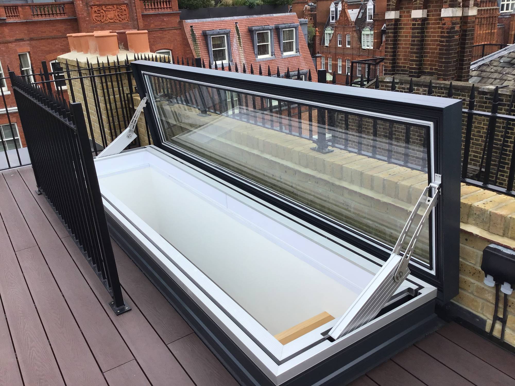 Skyway Electric Access Flat Glass Rooflight