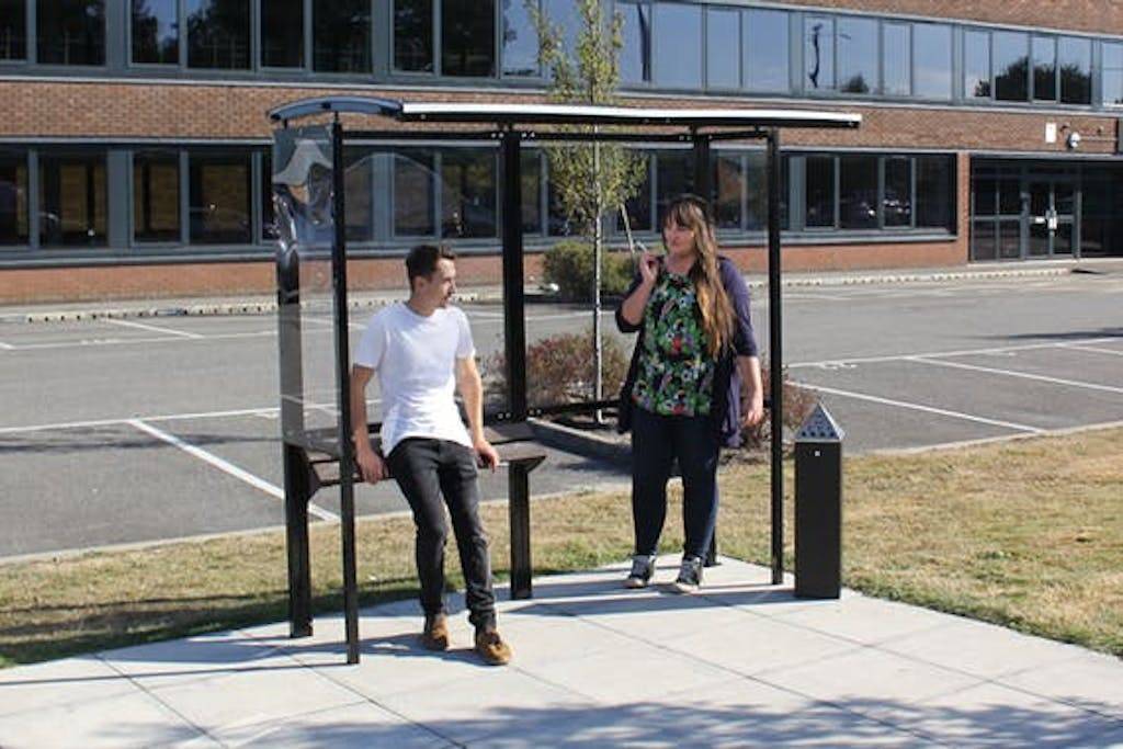 Open Fronted Shelter - Smoking and Waiting Shelters