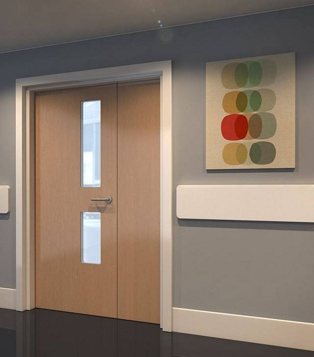 Trovex Hygidoor - Leaf-and-a-Half Door Set