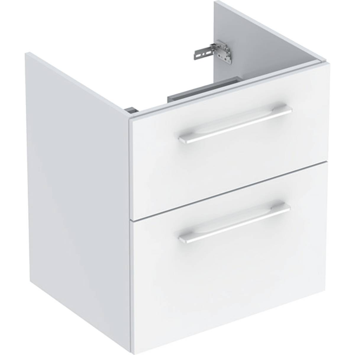 Geberit Selnova Square cabinet for vanity basin, slim rim, with two drawers - Vanity Basin Cabinet