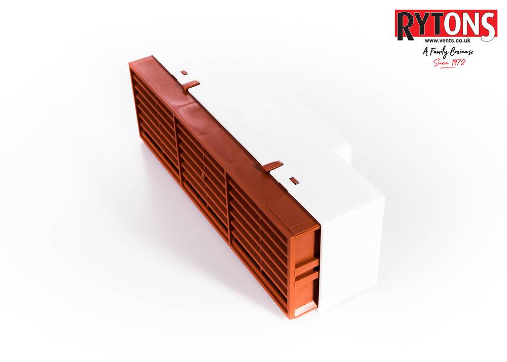 RD4MFAB - Rytons Multifix® Air Brick with Ducting Adaptor 110mm x 54mm