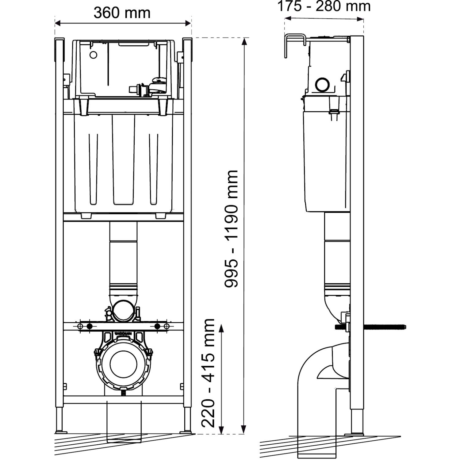 1M INITIO FRAME ONLY - WC Frame