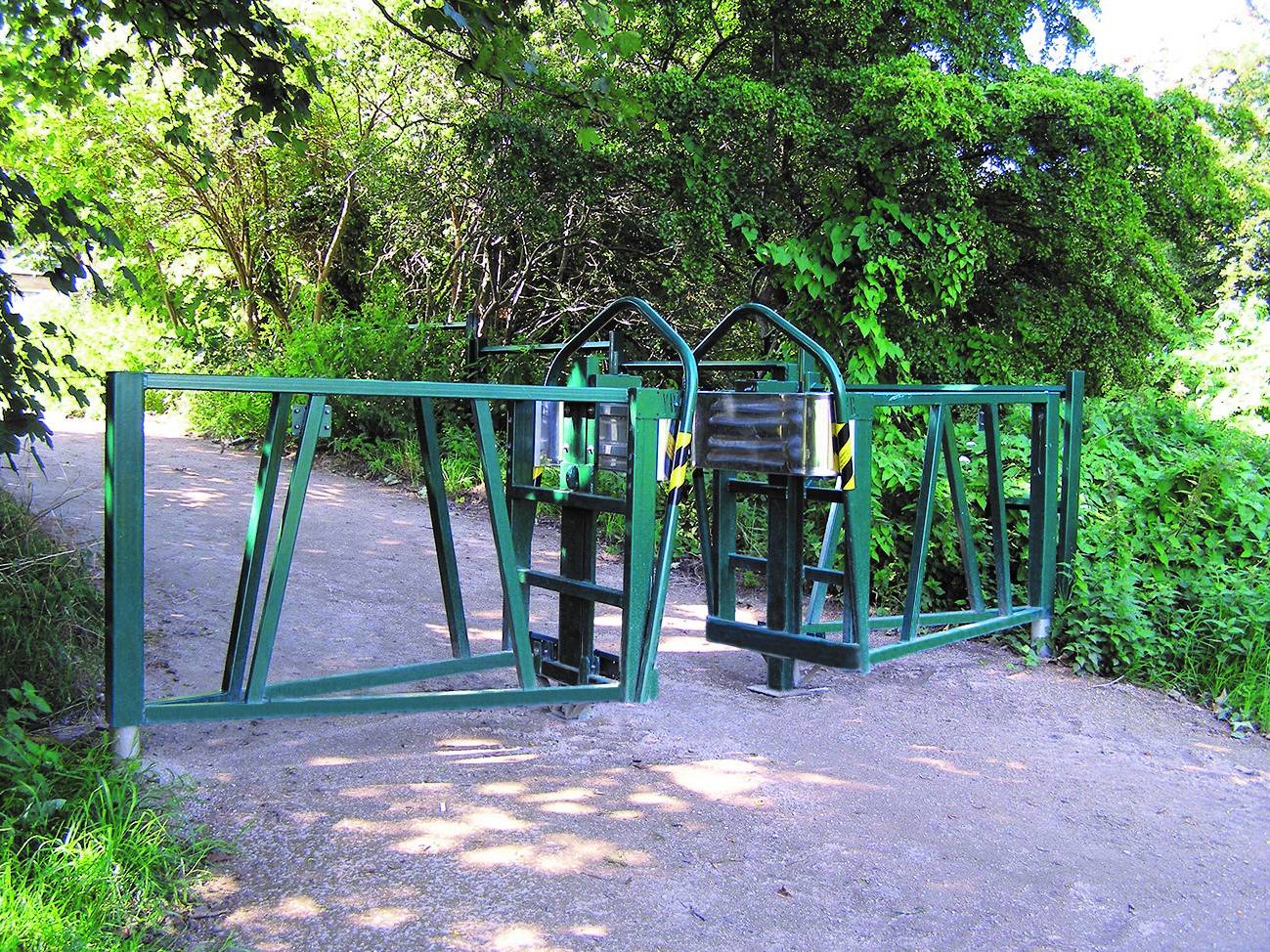 K Barrier Emergency Vehicle Access Gate  - Motorcycle Prohibitor