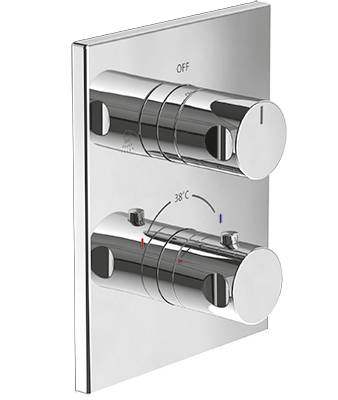 Universal Taps & Fittings	Concealed Thermostat with Three-way Volume Control TVD000001000
