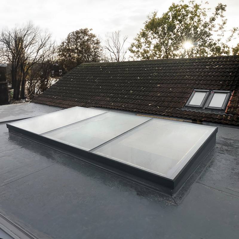 Skyway Fixed Flat Glass Rooflight - Multi Pane