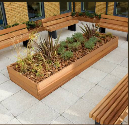 Longley Timber Planter