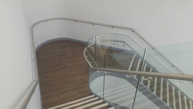 ASF Slim Channel Fixed Glass Balustrade