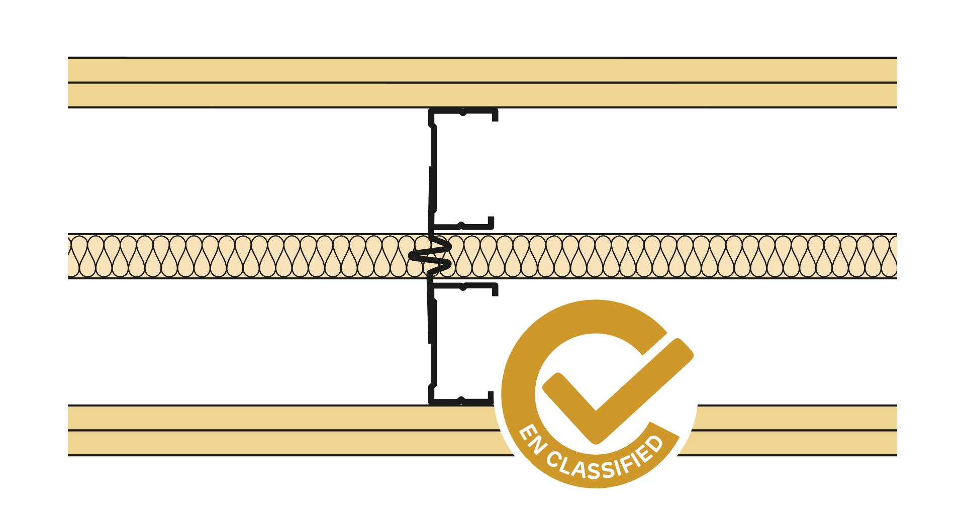 Siniat Twin Frame Metal Stud Partition Twin(AB)-CS70R-215Un-25G(240)