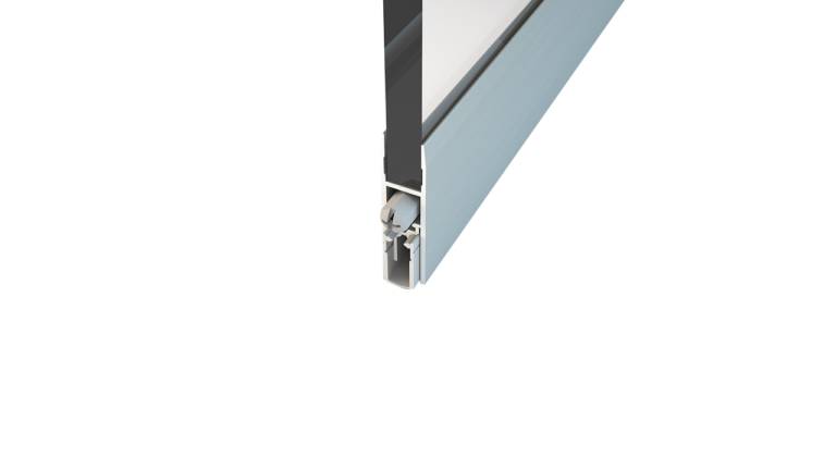 NOR870  Glass Inline Sliding Acoustic Automatic Door Bottom seal
