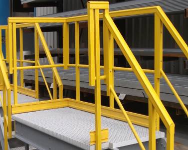 Fibergrate® Step Over - GRP Access Structure