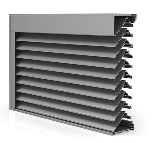 DucoGrille Classic 130HP - Recessed Aluminium Wall/ Window Louvres