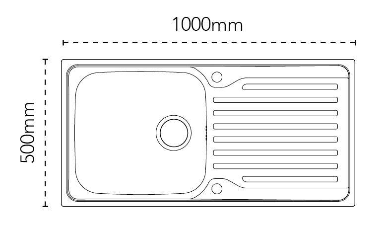 Lomond 100 - Stainless Steel Sink