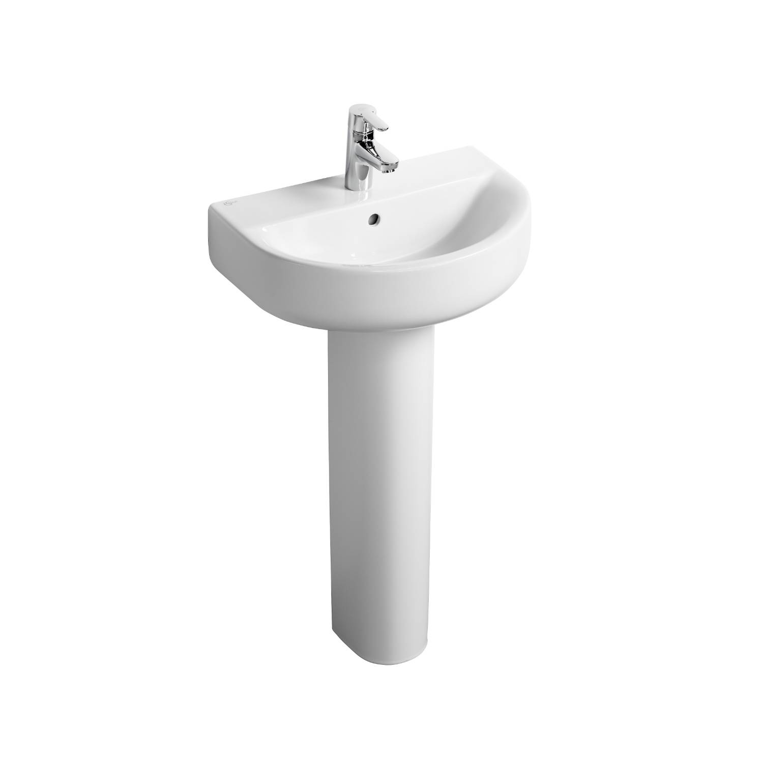 Concept Space Arc 55 cm Washbasin, short projection