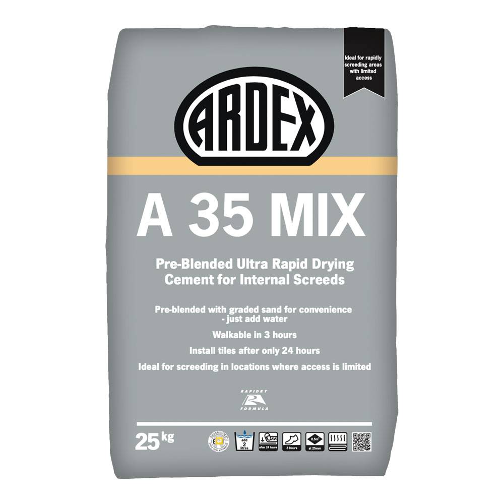ARDEX A 35 MIX&nbsp;Pre-Blended Rapid Drying Screed