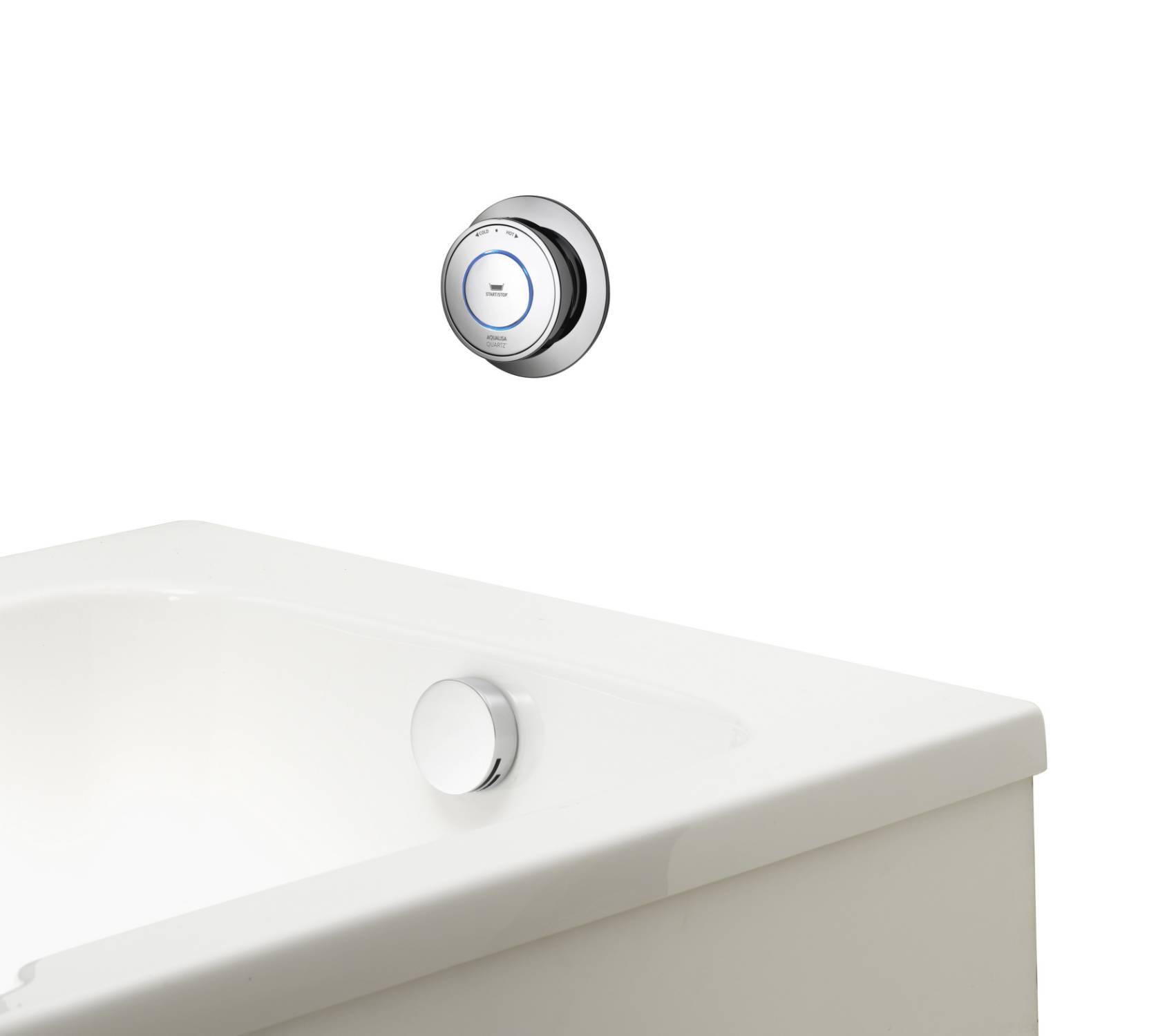 Quartz Classic Smart Bath With Overflow Filler