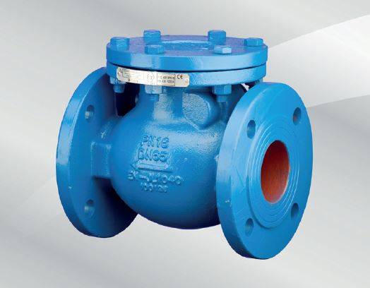 Fig. M651 Check Valve Swing Pattern