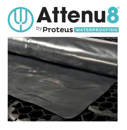 Attenu8® Aqua Wrap - Polyethylene Impermeable Geomembrane