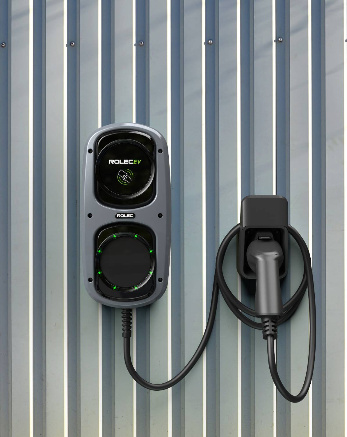 Rolec EV WallPod - Tethered Lead - EV Charging Unit