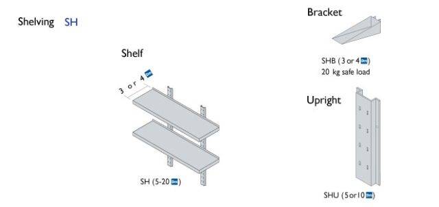 Decimetric® Shelving - Adjustable Stainless Steel Shelf Units
