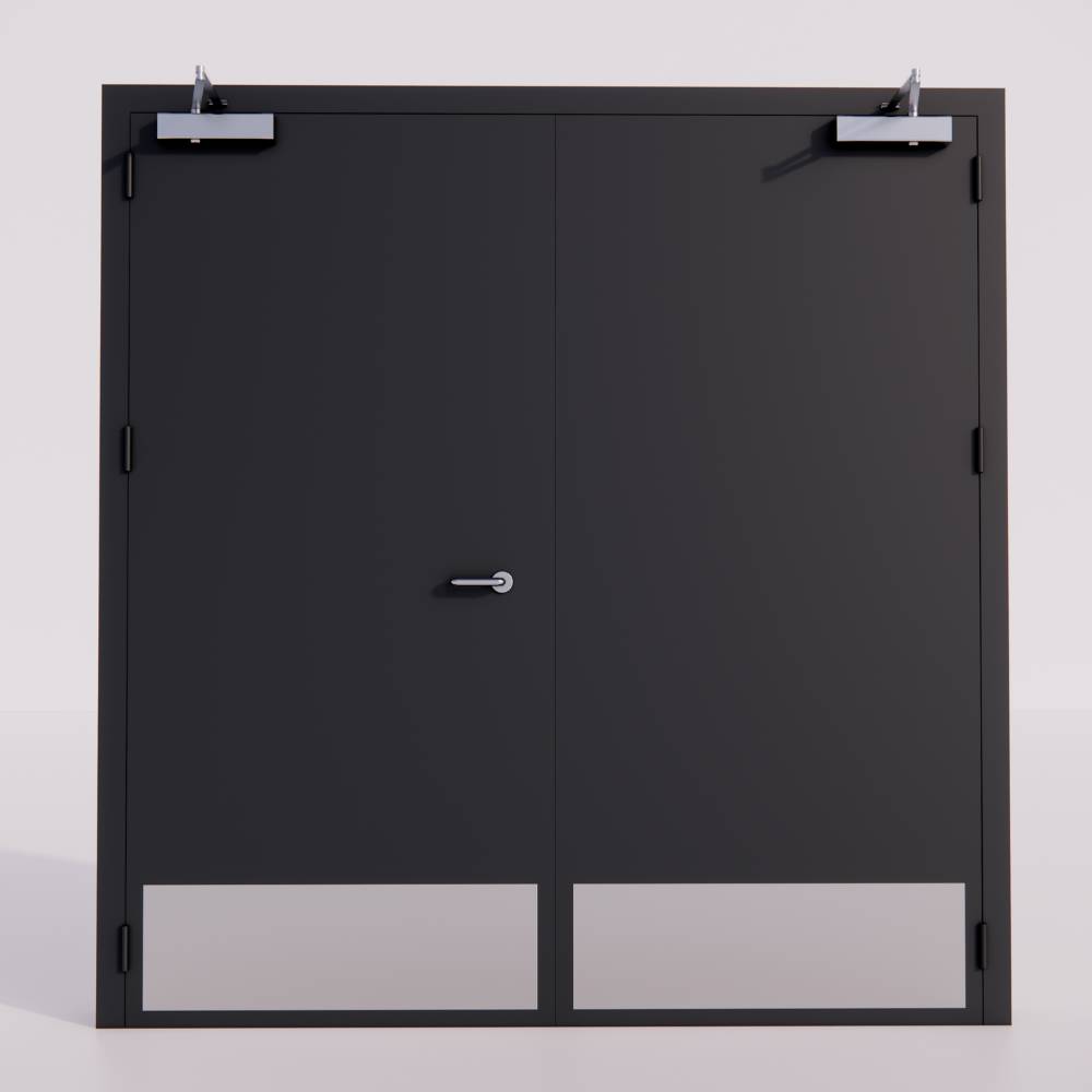 Traffidor Pass - Steel Hinged Hygiene Doors (Powder coated) - Hinged Steel Door