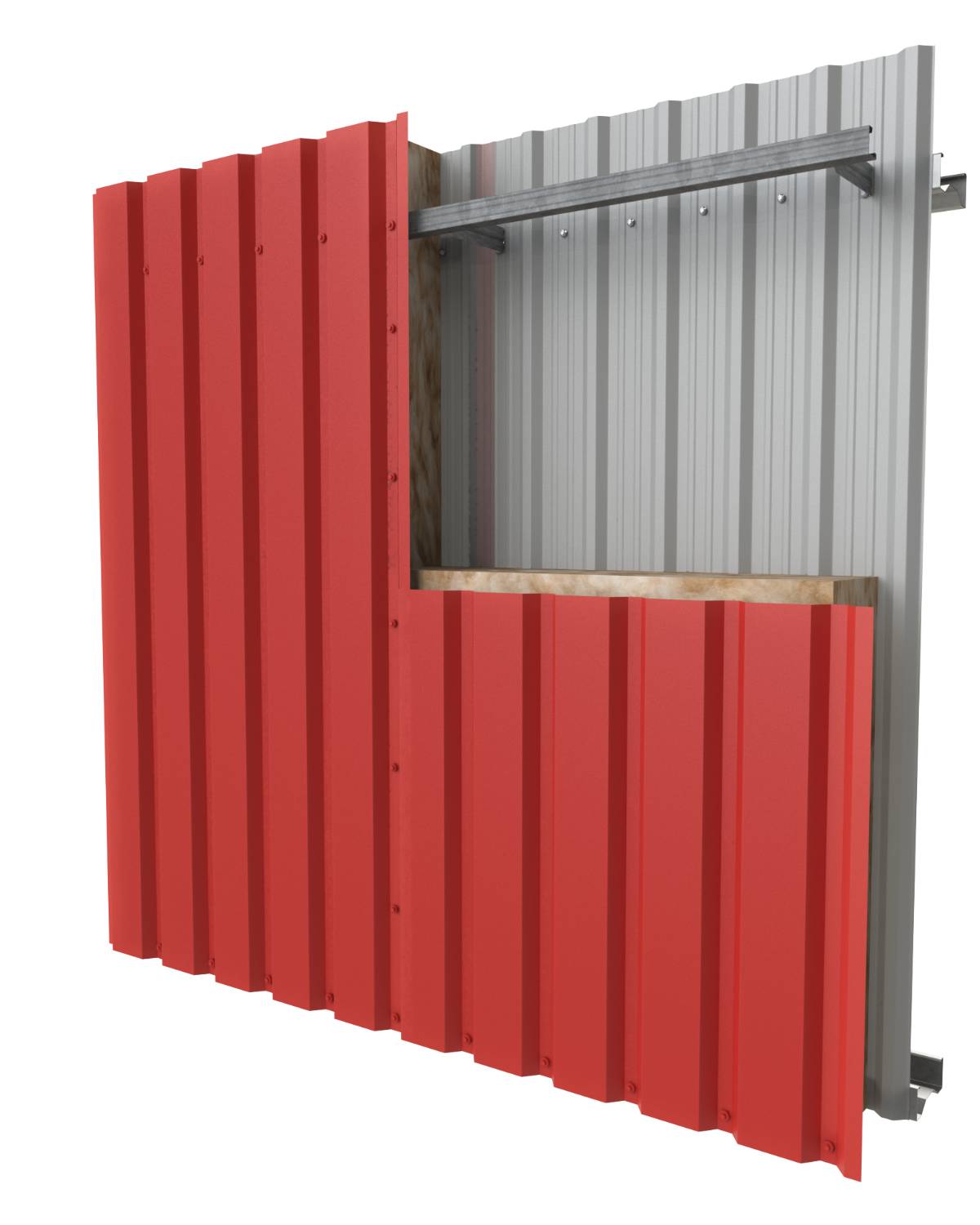 PRX-FWS01 - Built-up Metal Wall System