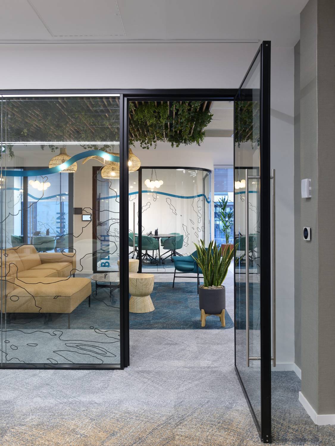 Slimline Double Glazed Edge Symmetry Door  