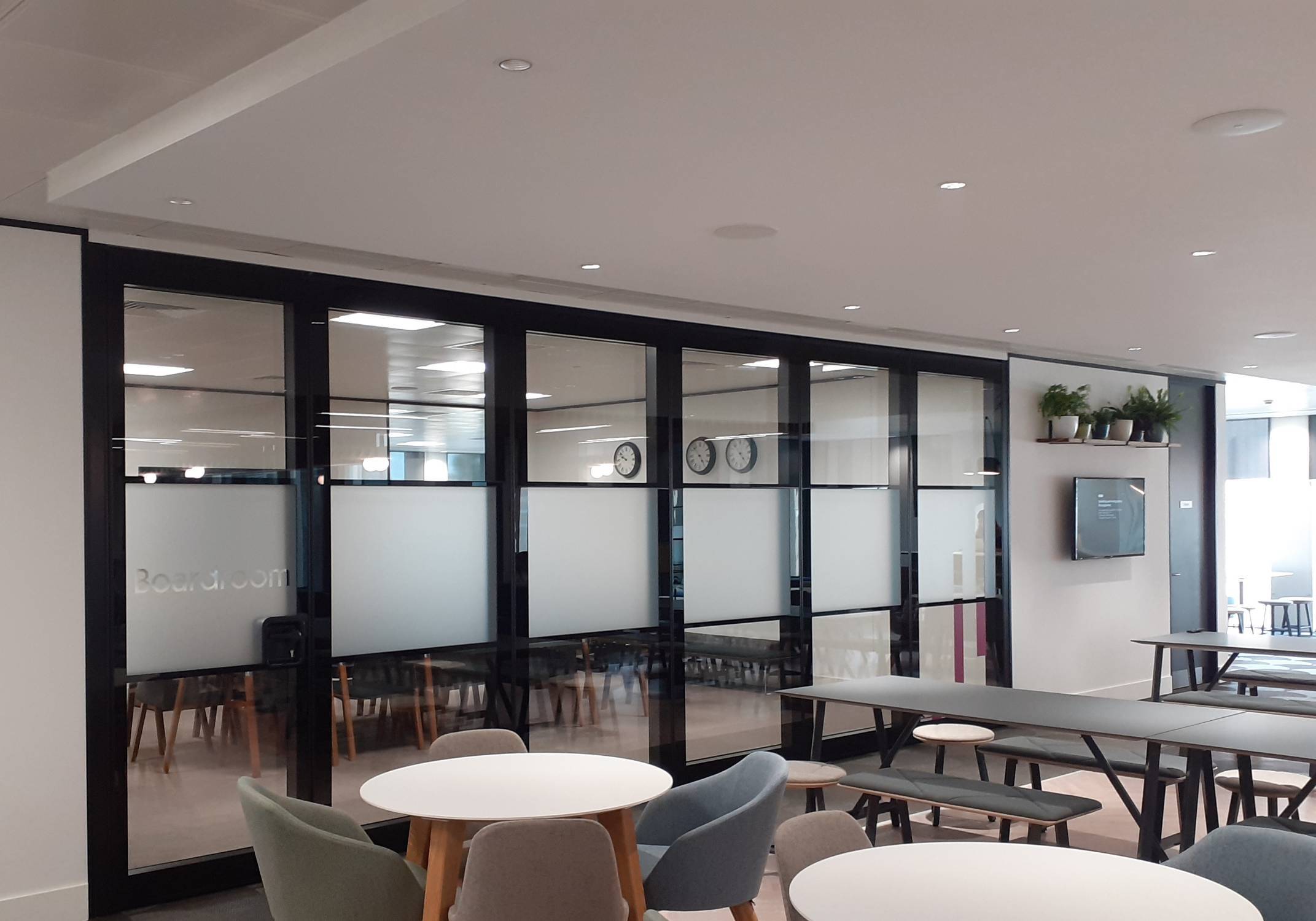 Type RG Plus glazed acoustic movable wall  