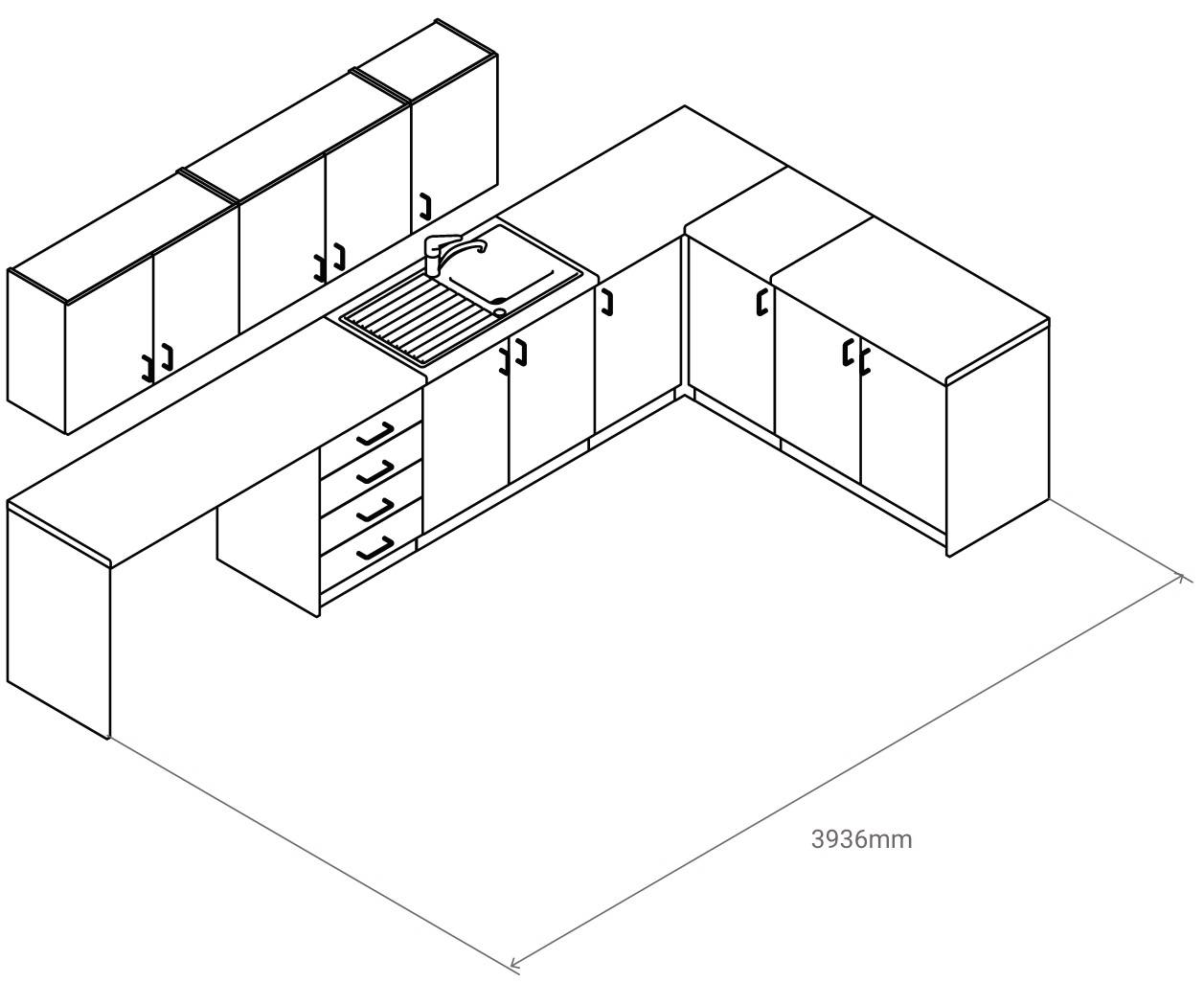 Pre -designed Kitchenette Configuration - Kitchenettes