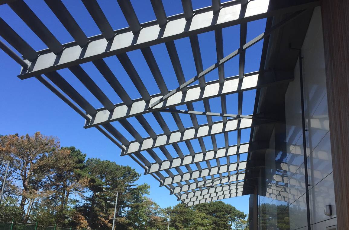 Aluminium Brise Soleil - Solar Shading: Shadex 400 Single Blade - Brise Soleil