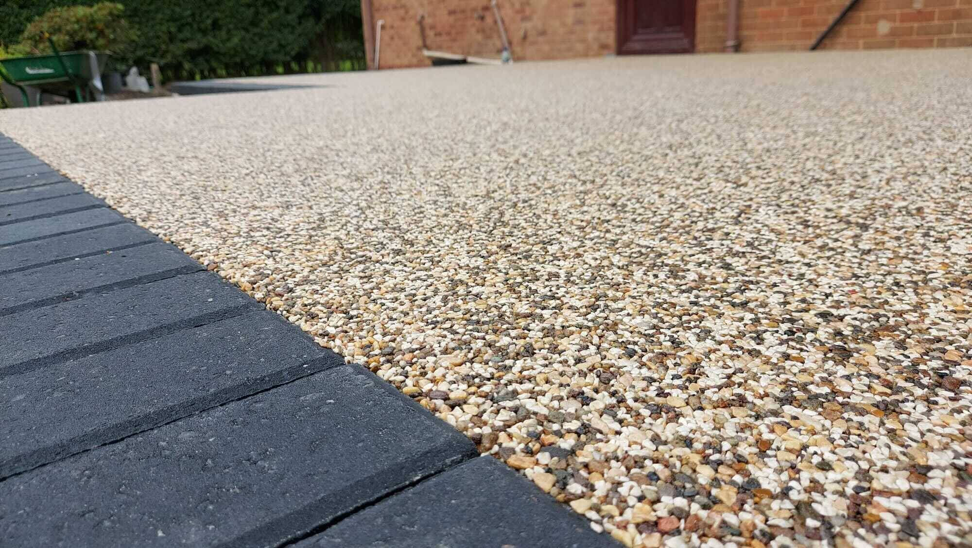 Domestic Patio Vuba Resin Bound Surfacing Charleston Stone Vuba