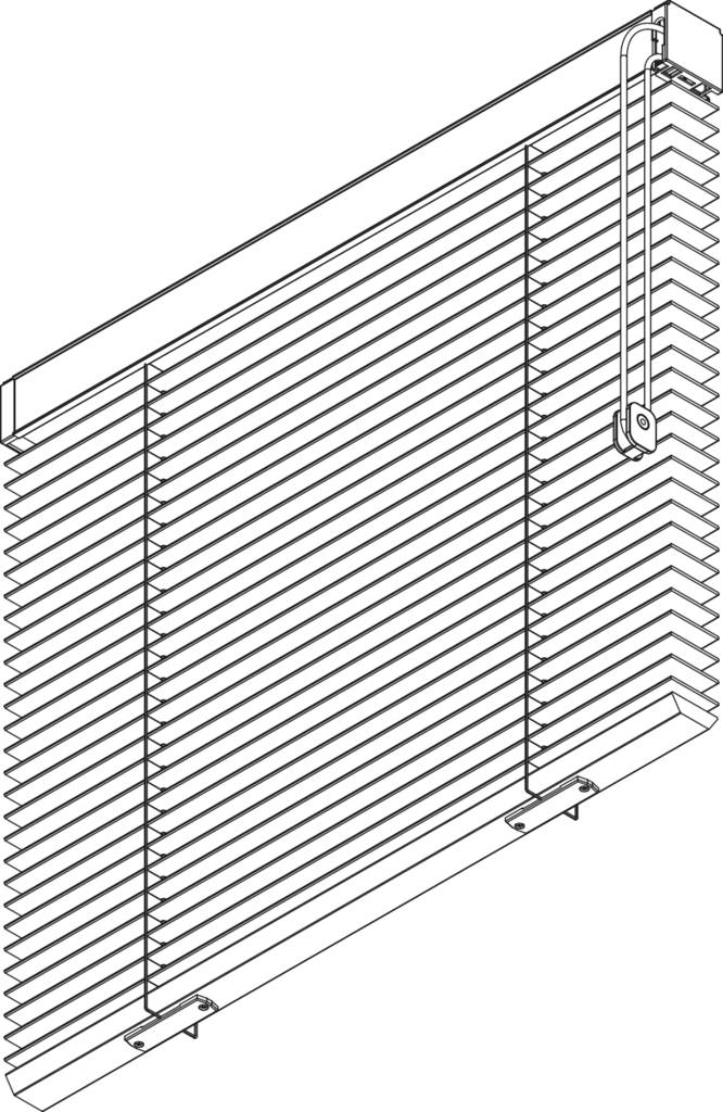 Venetian Blind - 50mm Slat Chain Operated  - Silent Gliss SG 8910 - Venetian Blinds