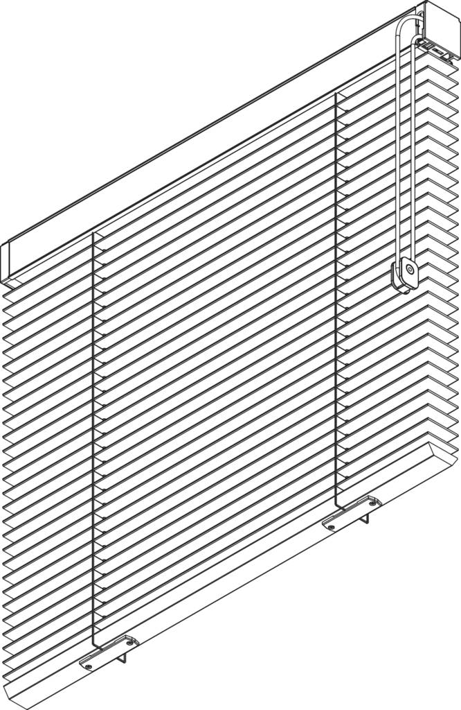 Venetian Blind - 50mm Slat Chain Operated  - Silent Gliss SG 8910 - Venetian Blinds