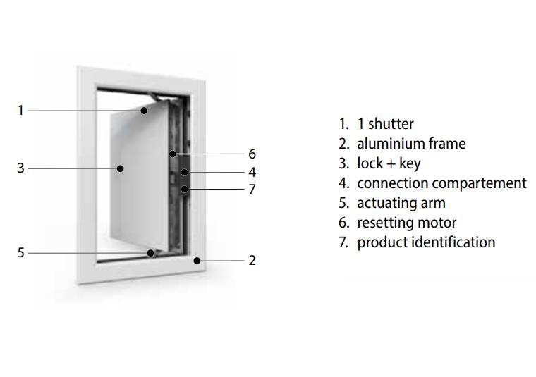 KAMOUFLAGE MP -  Multi Purpose, Architectural SCD - Smoke Control Damper