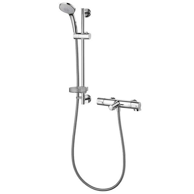 Ceratherm 100 Bath Rim Mounted Shower Pack