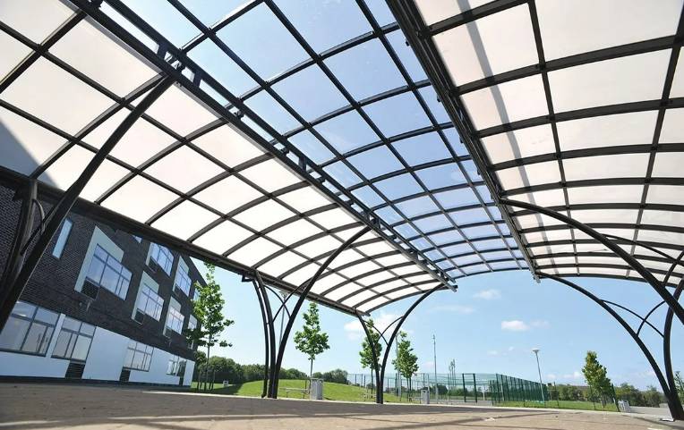 Cambridge Arch Canopy - Open sided modular shelter