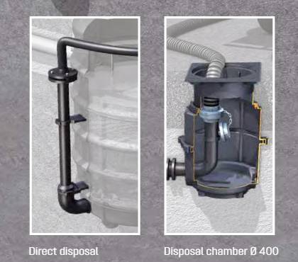 KESSEL Disposal Connection, Chamber - Grease separation system accessory