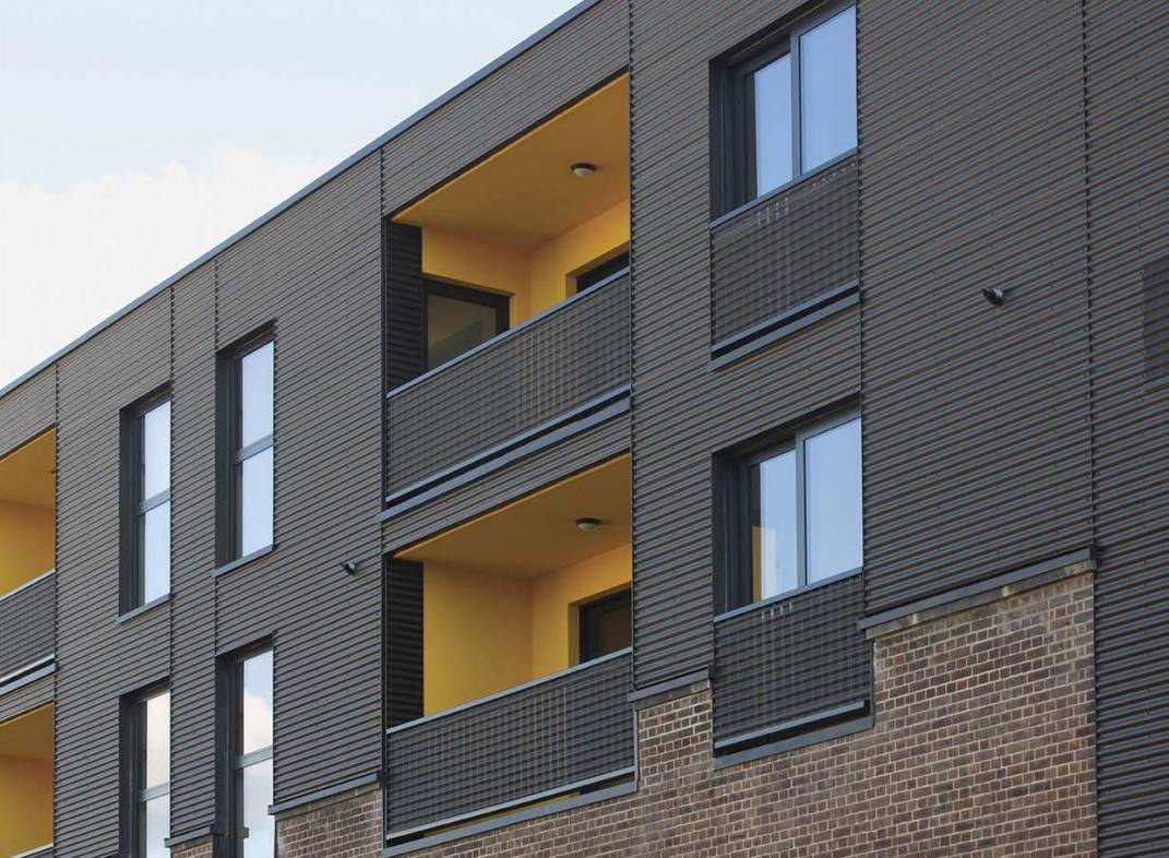 VMZINC Rainscreen Facades – Sine Wave