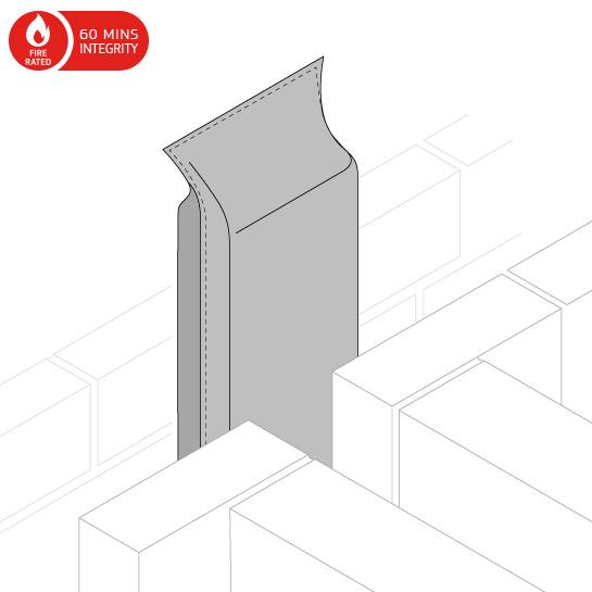 Dacatie Dacasock Standard Firesock Acoustic 1 Hour Fire Rated Fire Stop - Cavity barrier