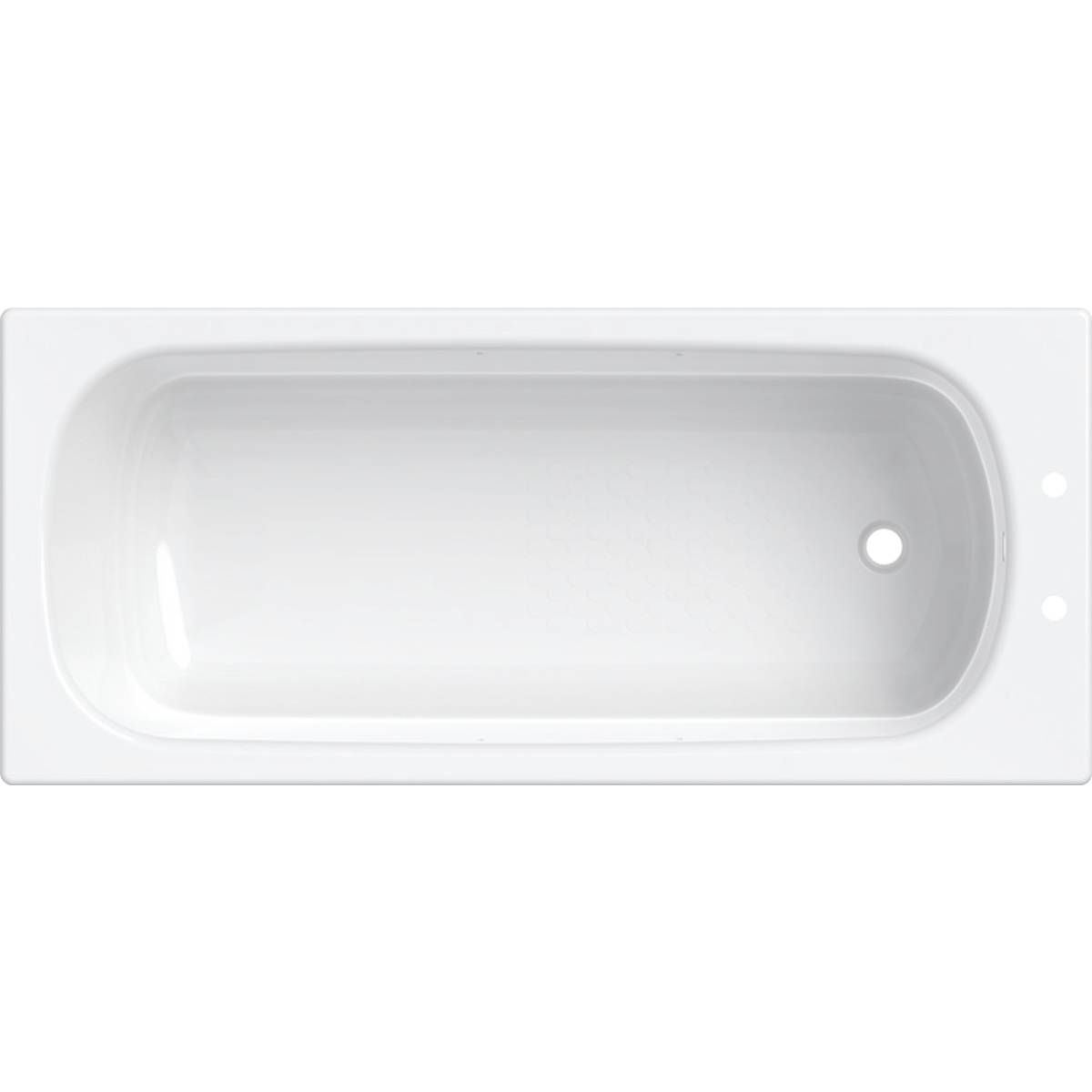 Twyford Celtic Rectangular Bathtub, Antislip Surface, With Handles