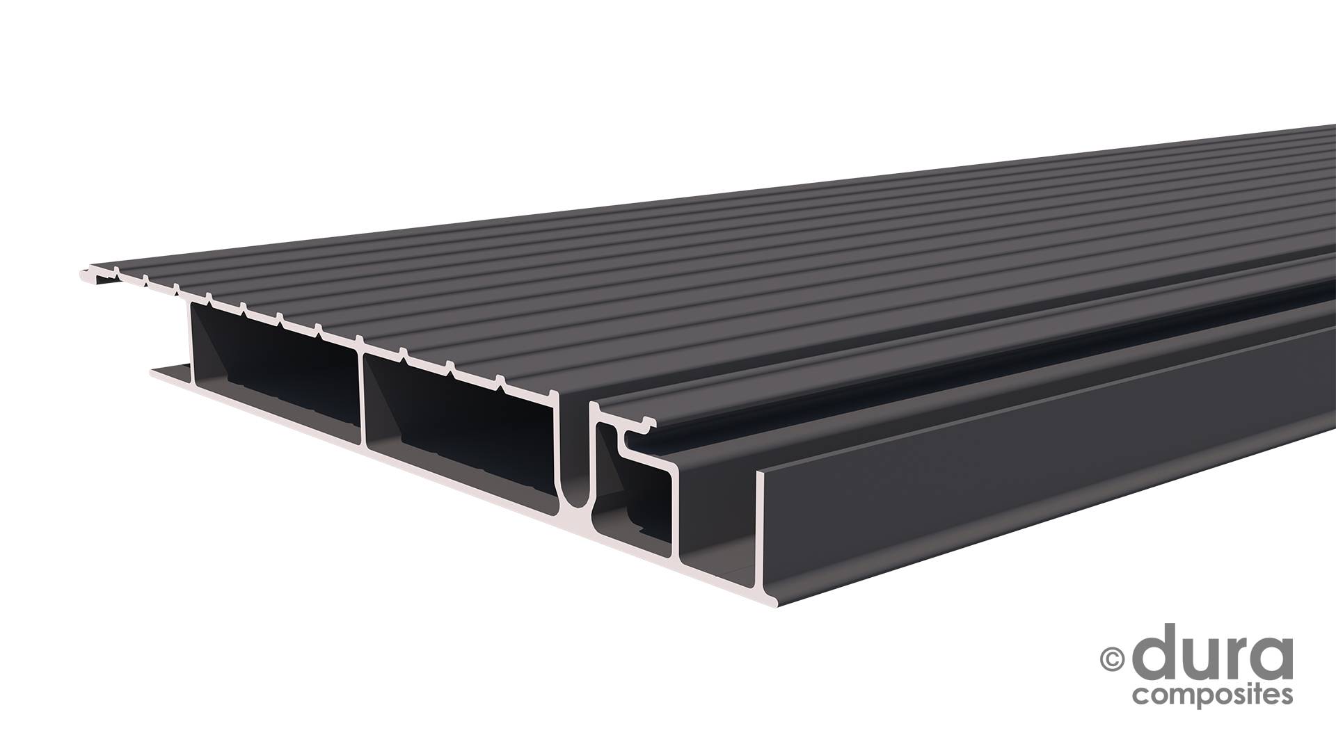 Dura Deck® Aluminium Positive-Drain 18mm - Heavy duty fire rated aluminium decking