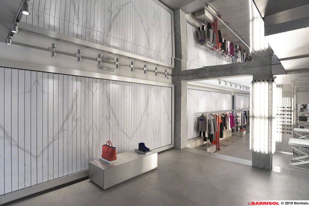 Barrisol Mirror Stretch Ceiling, Aluminium Stretch Ceiling & Stainless Steel Stretch Ceiling - Barrisol Mirror & Stainless Steel Films