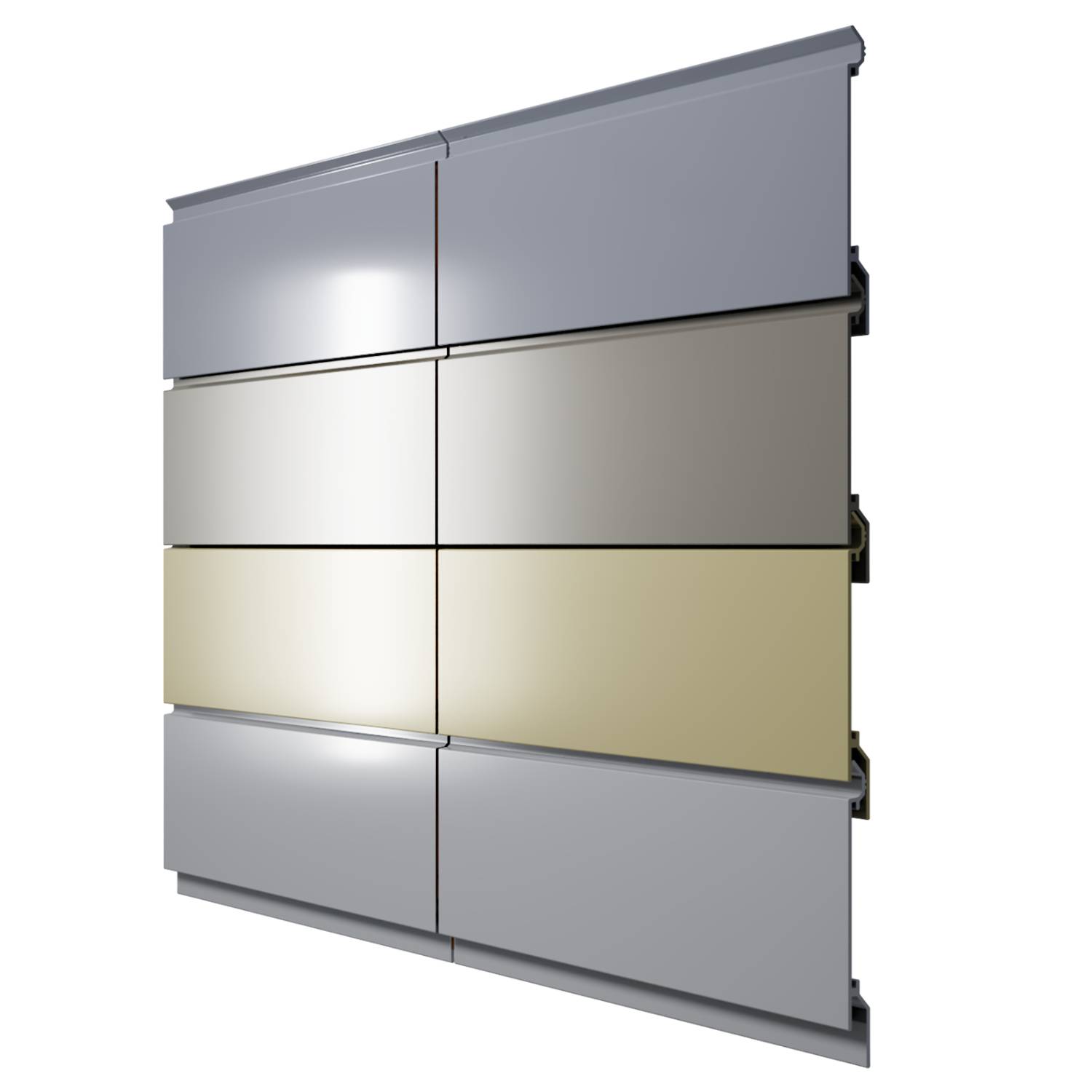 Unity X-TRU A2 (Extruded Plank) Aluminium Rainscreen  - Extruded Plank Aluminium Rainscreen 