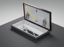 Gorter Fire Rated Roof Access Hatch - RHTEI - 120 minutes  - thermally broken curb and a cover