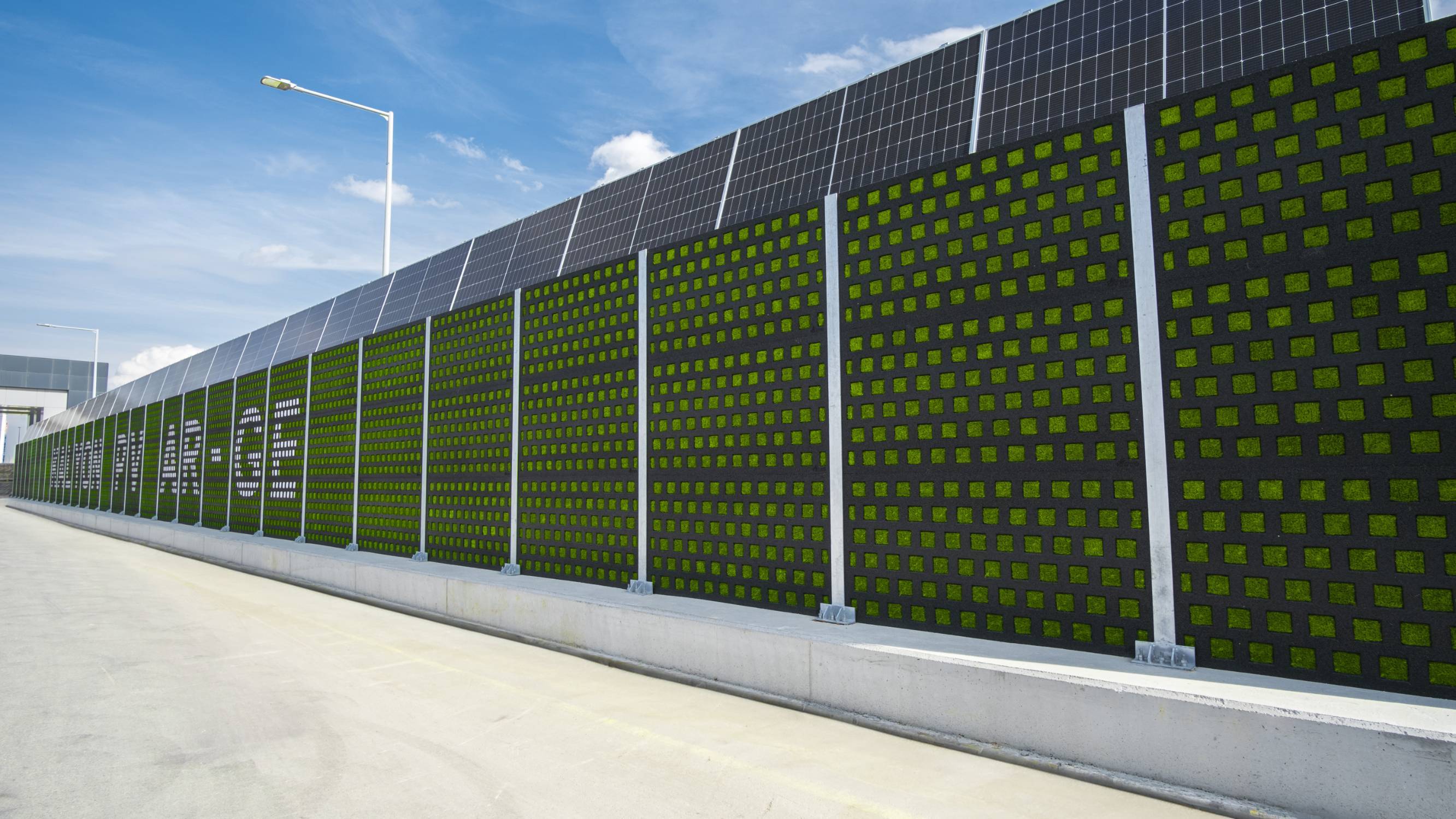 HATKO Recycled Rubber Noise Barrier System - Acoustic Fencing